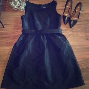 Beautiful Floral Little Black Dress
